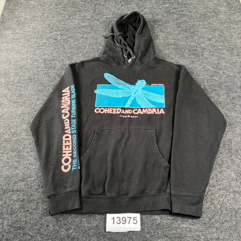 Independent Trading Company Hoodie Mens Medium Black Coheed and Cambria Graphic